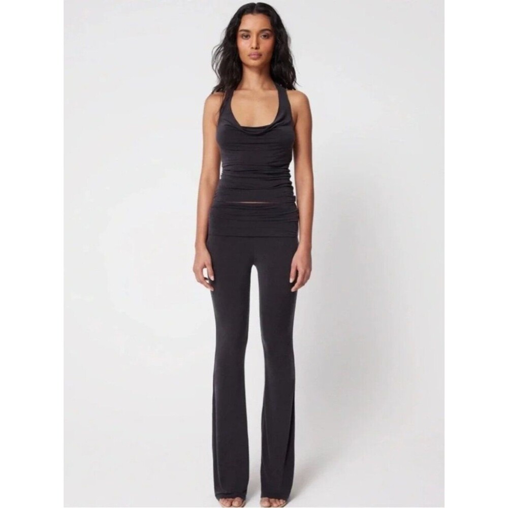 Khy Low Rise Fold Over Pant Black Size 2X